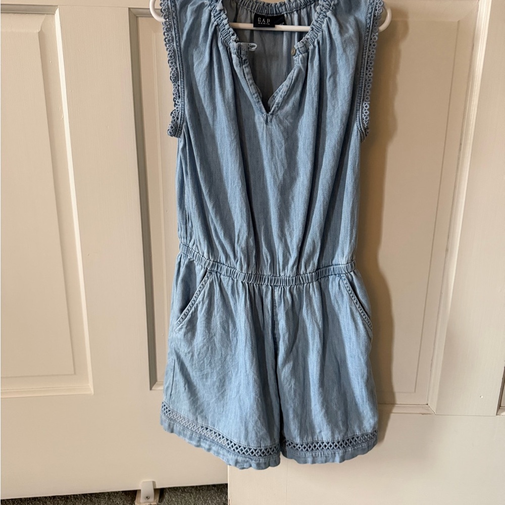 GAP Kids Light Blue Chambray One Piece